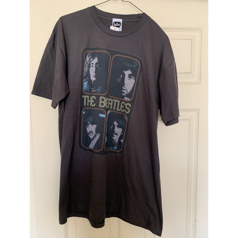 NEW Beatles Let It Be T-Shirt Men's Large NWT 2007 Apple Corps Official Gray L